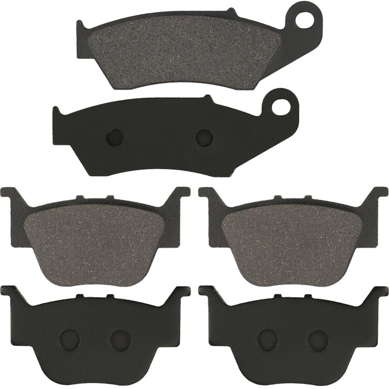 cyleto TRX450R Front and Rear Brake Pads for HONDA TRX450R Sportrax 2004 2005 2006 2007 2008 2009/TRX450ER Sportrax 2006 2007 2008 2009/TRX450ER Sportrax 2012 2013 2014 - Image 2